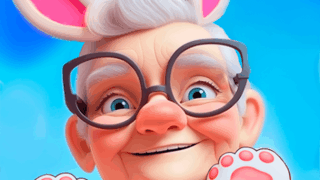 لعبة القطه و الجده